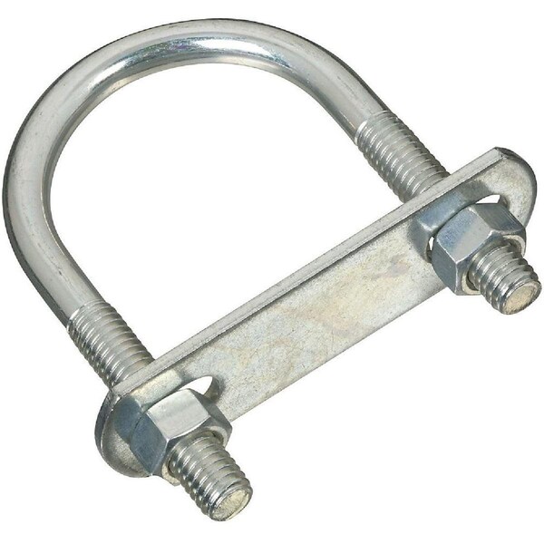 National 3/8 In. x 195 In. x 3.5 In. Zinc Round U Bolt N222190 - main